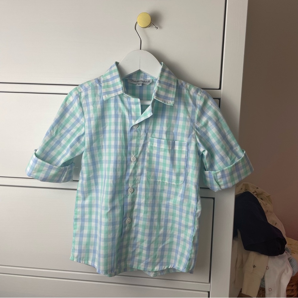 Smockingbird Size 3T Plaid Shirt